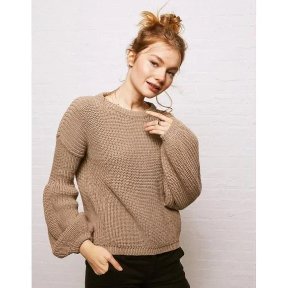 American eagle balloon sleeve sweater outlet